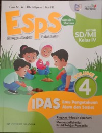 ESPS IPAS Ilmu Pengetahuan Alam dan Sosial Volume 1 untuk SD/MI Kelas IV